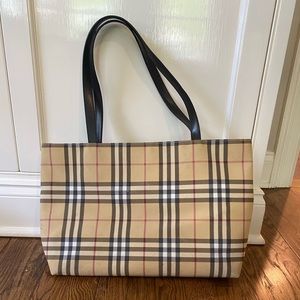 Vintage Burberry Large Tote